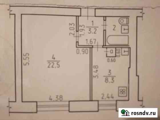 1-комнатная квартира, 37.6 м², 7/9 эт. на продажу в Ижевске Ижевск