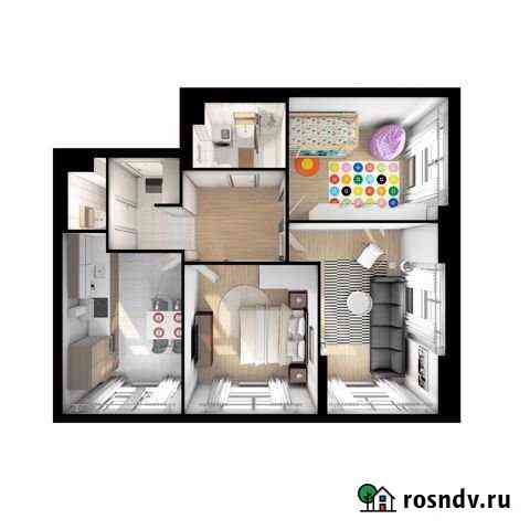 3-комнатная квартира, 72.4 м², 4/33 эт. на продажу в Котельниках Котельники
