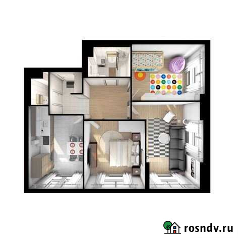 3-комнатная квартира, 72.4 м², 4/33 эт. на продажу в Котельниках Котельники - изображение 1