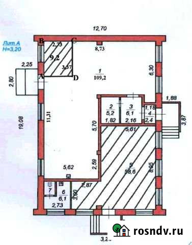 Складское помещение, 58.6 кв.м. Благовещенск - изображение 1