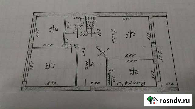 3-комнатная квартира, 60 м², 2/3 эт. на продажу в Шатках Шатки - изображение 1