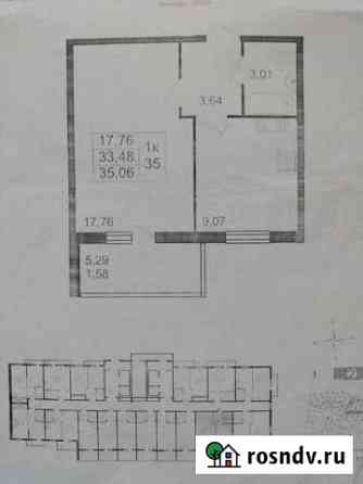 1-комнатная квартира, 35.1 м², 4/24 эт. на продажу в Мурино Мурино
