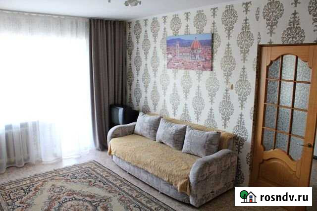 2-комнатная квартира, 60 м², 6/9 эт. в аренду посуточно в Благовещенске Амурской области Благовещенск - изображение 1