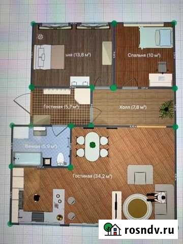 Квартира со свободной планировкой, 89 м², 1/5 эт. на продажу в Валдае Валдай - изображение 1