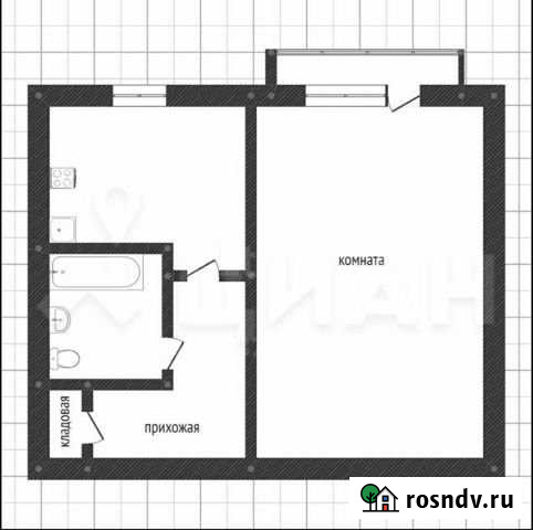1-комнатная квартира, 33 м², 6/6 эт. на продажу в Нижнем Тагиле Нижний Тагил - изображение 1