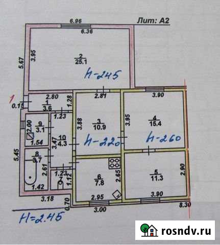 Дом 86.6 м² на участке 4 сот. на продажу в Лисках Лиски - изображение 1