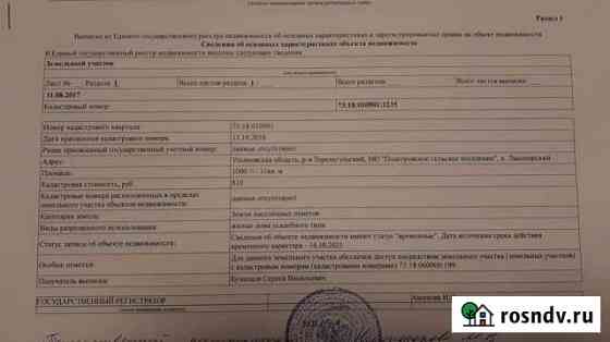 Участок ИЖС 10 сот. на продажу в Красном Гуляе Красный Гуляй
