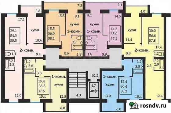 1-комнатная квартира, 38.4 м², 1/9 эт. на продажу в Чебоксарах Чебоксары