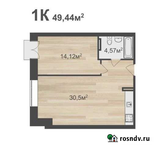 1-комнатная квартира, 49.4 м², 3/6 эт. на продажу в Нижнем Новгороде Нижний Новгород - изображение 1
