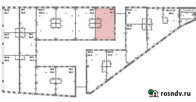 Помещение свободного назначения, 51.7 кв.м. Зеленоградск - изображение 1