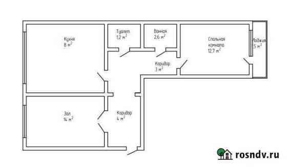 2-комнатная квартира, 47.8 м², 5/5 эт. на продажу в Учалах Учалы