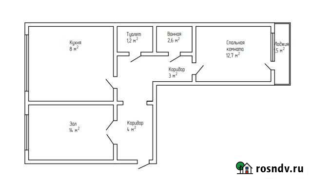 2-комнатная квартира, 47.8 м², 5/5 эт. на продажу в Учалах Учалы - изображение 1