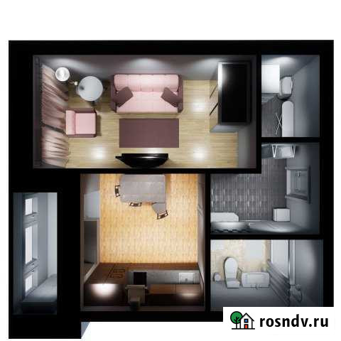 1-комнатная квартира, 42.8 м², 2/15 эт. на продажу в Твери Тверь - изображение 1