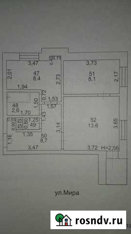 2-комнатная квартира, 42.4 м², 2/4 эт. на продажу в Грайвороне Грайворон - изображение 1