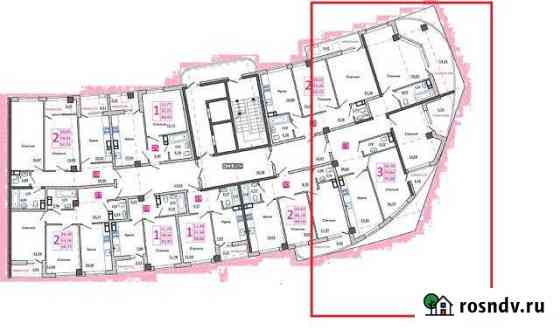 3-комнатная квартира, 99 м², 3/16 эт. на продажу в Краснодаре Краснодар