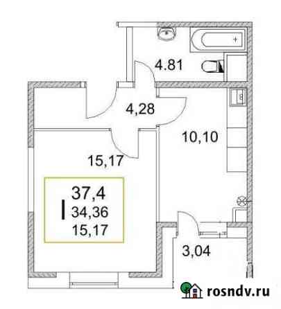 1-комнатная квартира, 38.2 м², 3/4 эт. на продажу в Лесном Московской области Лесной