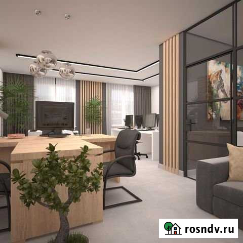 Офисное помещение с дизайнерским ремонтом, 44 кв.м. Тольятти - изображение 1