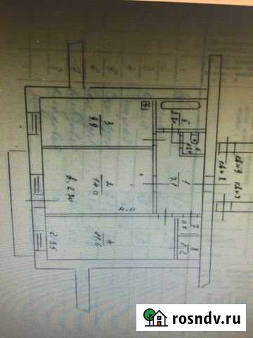 2-комнатная квартира, 50 м², 3/3 эт. на продажу в Атяшево Атяшево - изображение 1
