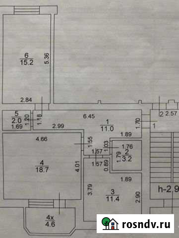 2-комнатная квартира, 66 м², 1/3 эт. на продажу в Таганроге Таганрог - изображение 1