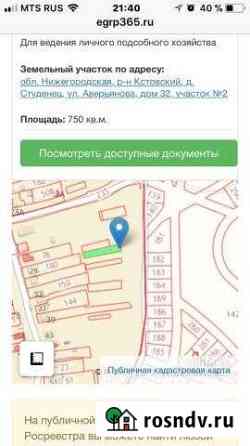 Участок ИЖС 7 сот. на продажу в Кстово Кстово
