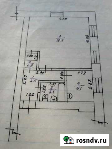 1-комнатная квартира, 32 м², 2/2 эт. на продажу в Белокурихе Белокуриха - изображение 1