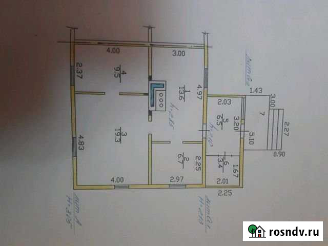 3-комнатная квартира, 60 м², 1/1 эт. на продажу в Майне Республики Хакасия Майна - изображение 1
