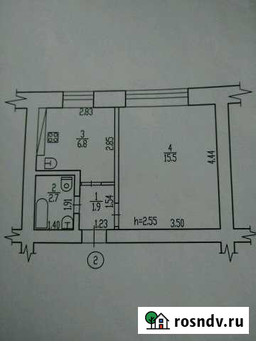 1-комнатная квартира, 27 м², 1/2 эт. на продажу в Комаричах Комаричи - изображение 1