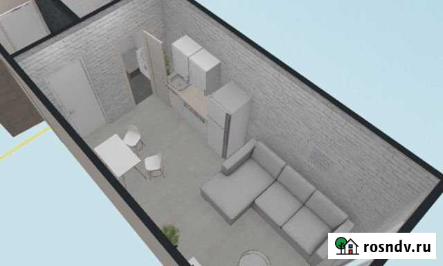 Квартира-студия, 18 м², 2/6 эт. в аренду на длительный срок в Казани Казань - изображение 1