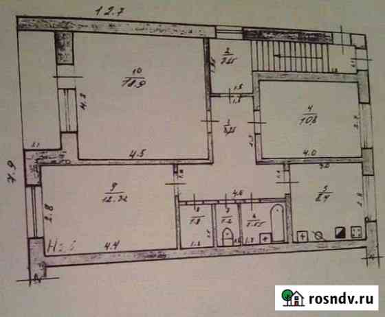 3-комнатная квартира, 78.4 м², 2/2 эт. на продажу в Красногвардейском Ставропольского края Красногвардейское