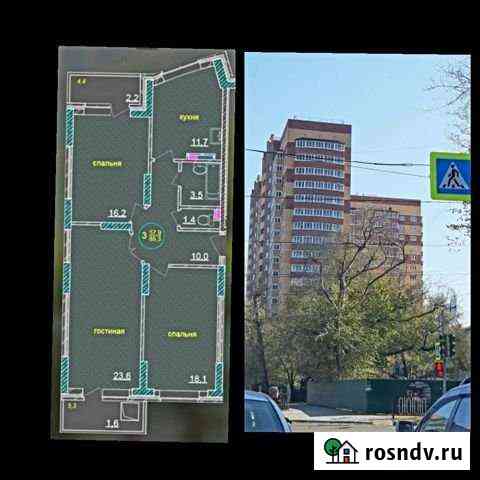 3-комнатная квартира, 88 м², 15/19 эт. на продажу в Благовещенске Амурской области Благовещенск