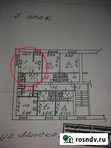 1-комнатная квартира, 28.7 м², 5/5 эт. на продажу в Пензе Пенза - изображение 1