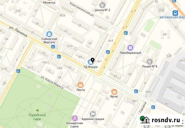 Продам торговое помещение, 66.3 кв.м. Бердск - изображение 1