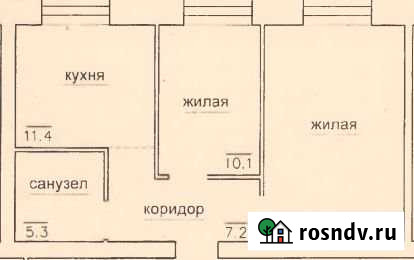 2-комнатная квартира, 52 м², 1/5 эт. на продажу в Вахрушах Вахруши - изображение 1