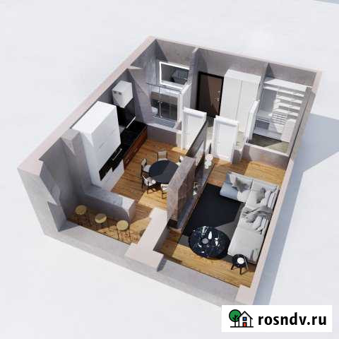 1-комнатная квартира, 45.2 м², 14/25 эт. на продажу в Красноярске Красноярск - изображение 1