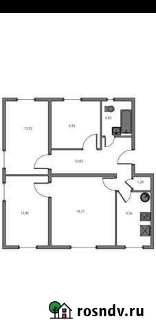 4-комнатная квартира, 83 м², 2/2 эт. на продажу в Новоспасском Новоспасское - изображение 1