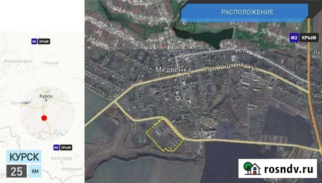 Участок ИЖС 100 сот. на продажу в Медвенке Медвенка - изображение 1