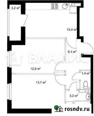 2-комнатная квартира, 52.6 м², 7/18 эт. на продажу в Нижнем Новгороде Нижний Новгород