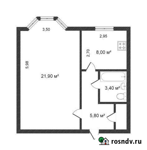 1-комнатная квартира, 39.2 м², 5/5 эт. на продажу в Новом Уренгое Новый Уренгой - изображение 1