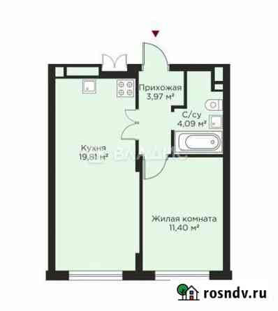 1-комнатная квартира, 39.3 м², 1/10 эт. на продажу в Нижнем Новгороде Нижний Новгород