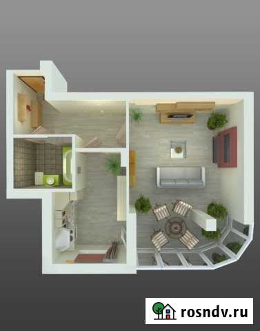 1-комнатная квартира, 41.3 м², 2/11 эт. на продажу в Волгодонске Волгодонск - изображение 1