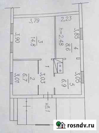 3-комнатная квартира, 41 м², 1/1 эт. на продажу в Новокузнецке Новокузнецк