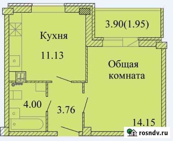 1-комнатная квартира, 35 м², 2/9 эт. на продажу в Пскове Псков