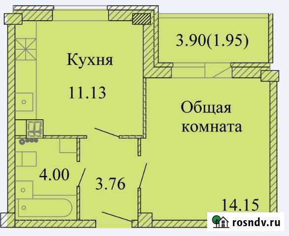 1-комнатная квартира, 35 м², 2/9 эт. на продажу в Пскове Псков - изображение 1