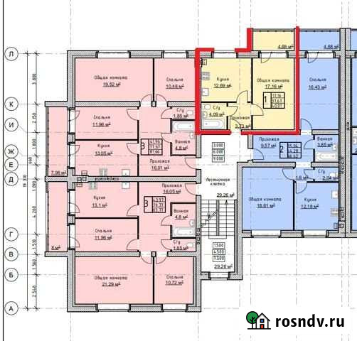 1-комнатная квартира, 40 м², 4/4 эт. на продажу в Тамбове Тамбов - изображение 1