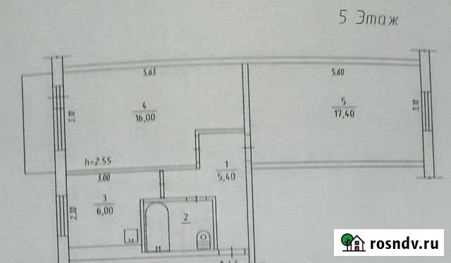 2-комнатная квартира, 48 м², 5/5 эт. на продажу в Прокопьевске Прокопьевск - изображение 1