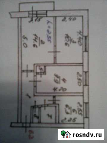 3-комнатная квартира, 51 м², 3/5 эт. на продажу в Вышнем Волочке Вышний Волочек - изображение 1