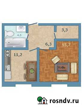 1-комнатная квартира, 41 м², 3/14 эт. на продажу во Всеволожске Всеволожск - изображение 1