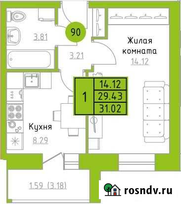 1-комнатная квартира, 31 м², 4/9 эт. на продажу в Ижевске Ижевск - изображение 1