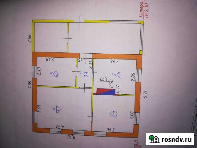 Дом 45 м² на участке 7 сот. на продажу в Полысаево Полысаево - изображение 1