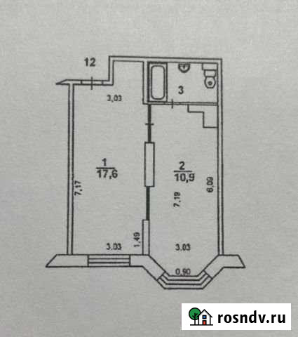 1-комнатная квартира, 48 м², 2/10 эт. на продажу в Лыткарино Лыткарино - изображение 1